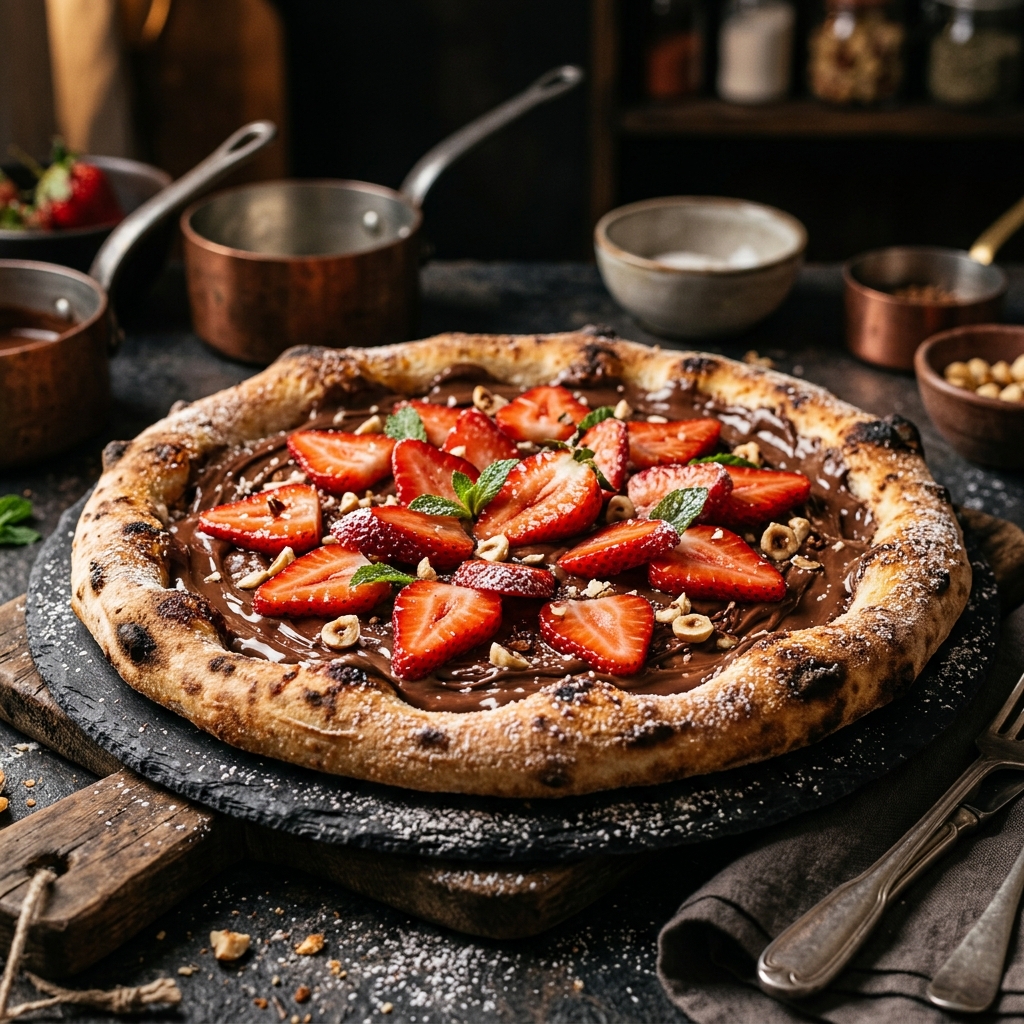 Pizza de Chocolate Gourmet